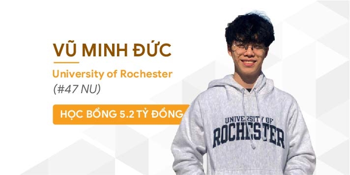 Nỗ lực cải thiện tiếng Anh từ con số 0, Vũ Minh Đức trúng tuyển 6 trường đại học Top đầu Mỹ