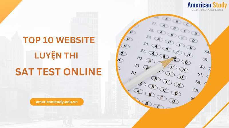 Top 10 website luyện thi SAT test online miễn phí