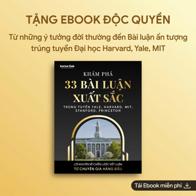 Eboook 33 Bài Luận Xuất Sắc Trúng Tuyển ĐH Top Đầu Mỹ