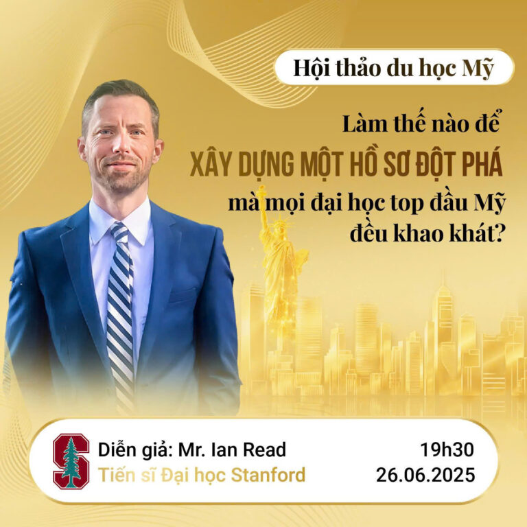Webinar Chiến Lược 3D Cách Xây Dựng Hồ Sơ Đột Phá Trúng Tuyển ĐH Top Đầu Mỹ
