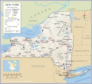 New York nằm ở trung tâm mạng lưới giao thông quan trọng của Mỹ