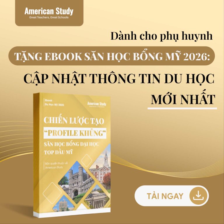 Ebook Chiến lược săn học bổng Mỹ 2026
