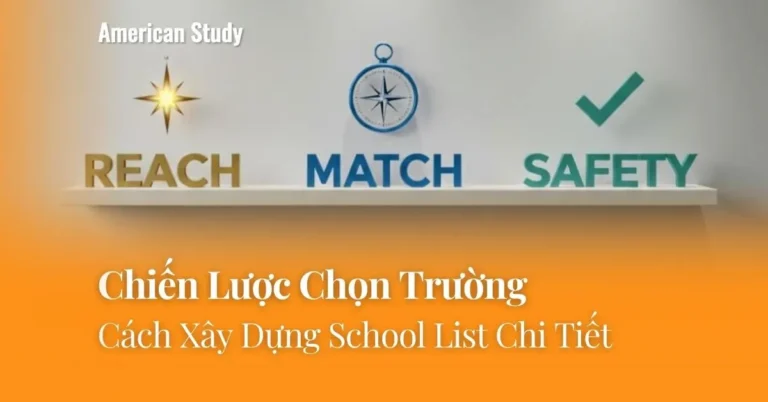 Chiến Lược Chọn Trường, Xây Dựng School List Du Học Mỹ