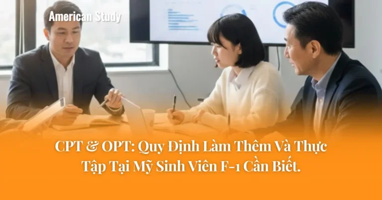 CPT & OPT: Quy Định Làm Thêm Và Thực Tập Tại Mỹ Sinh Viên F-1 Cần Biết.