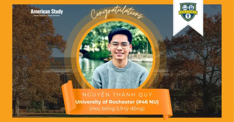 Nguyễn Thành Quý Chinh Phục Thành Công Học Bổng 5,9 Tỷ Đồng Từ Đại Học Rochester Bằng Niềm Đam Mê Tài Chính
