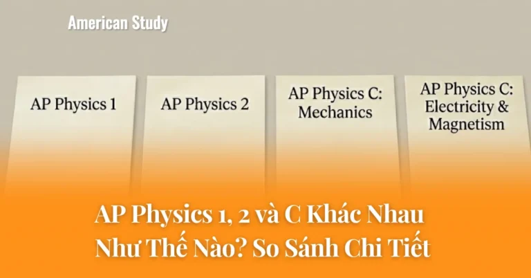 AP Physics 1, 2 và C Khác Nhau Như Thế Nào? So Sánh Chi Tiết