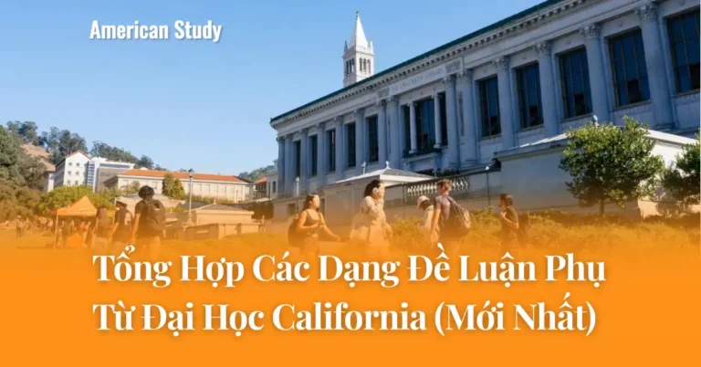 Các Dạng Đề Luận Phụ Đại Học California