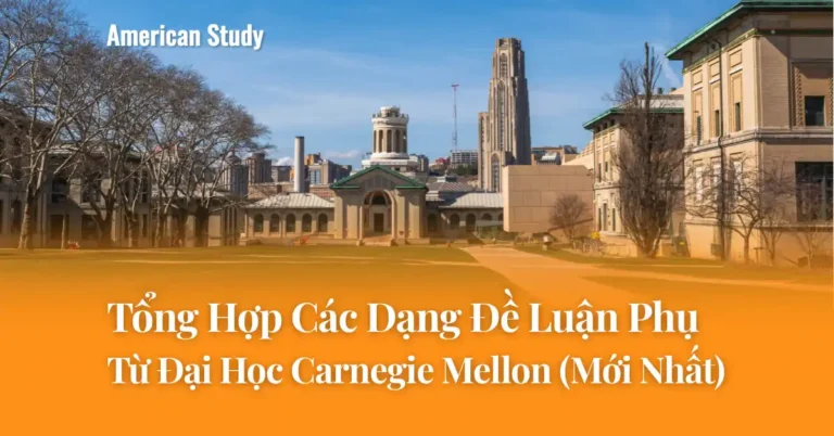 Các Dạng Đề Luận Phụ Đại Học Carnegie Mellon