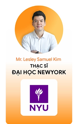 Mr. Lesley Kim từ Đại học New York - American Study