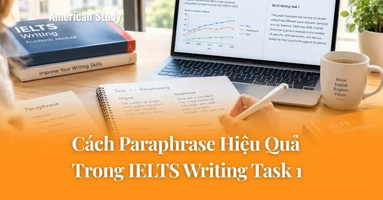 Cách Paraphrase Hiệu Quả Trong IELTS Writing Task 1