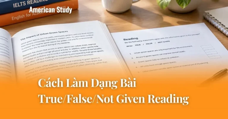 IELTS Reading dạng True/False/Not Given làm sao để không bị nhầm